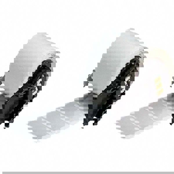 Label Maker Label: Silver, Metallized Polyester, 1-1/2